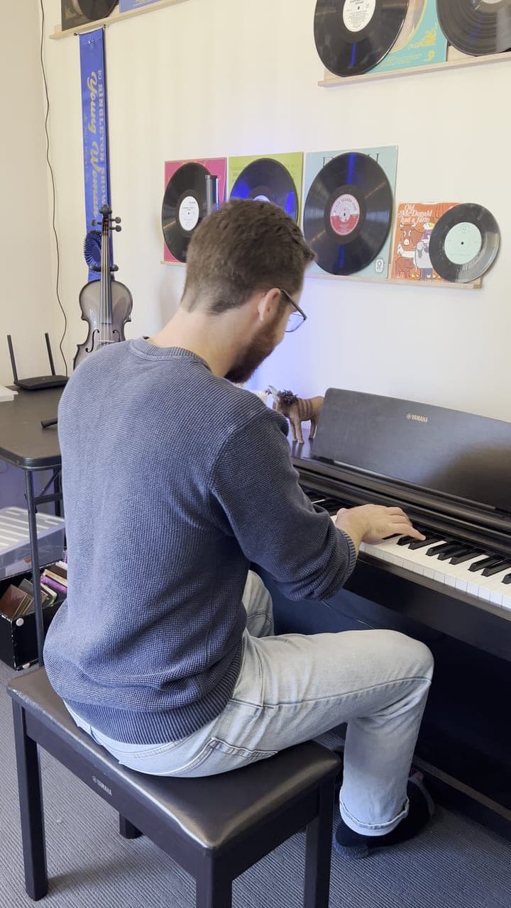 Micah playing the Maple Leaf Rag by Scott Joplin